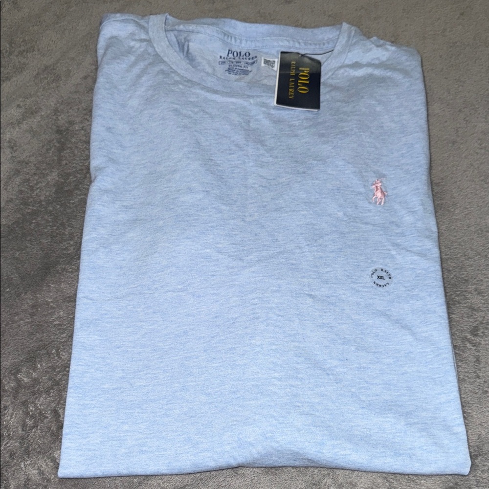 Polo by Ralph Lauren Men's Light Blue T-Shirt size(xxl) nwt